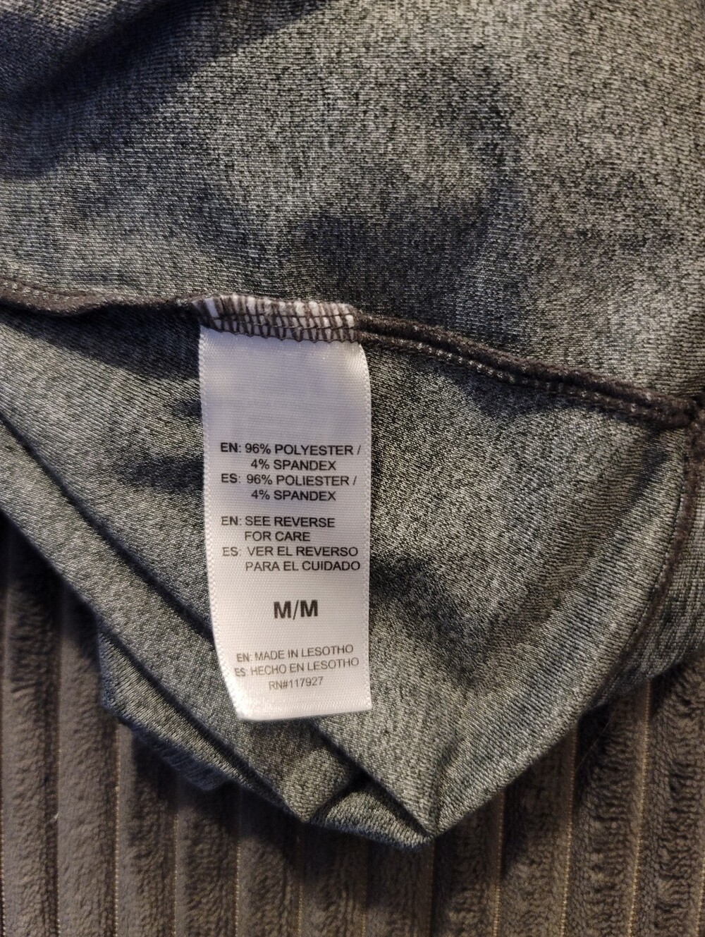 WOMEN'S Reebok Charcoal Gray Racerback Workout Tank - Picture 5 of 5